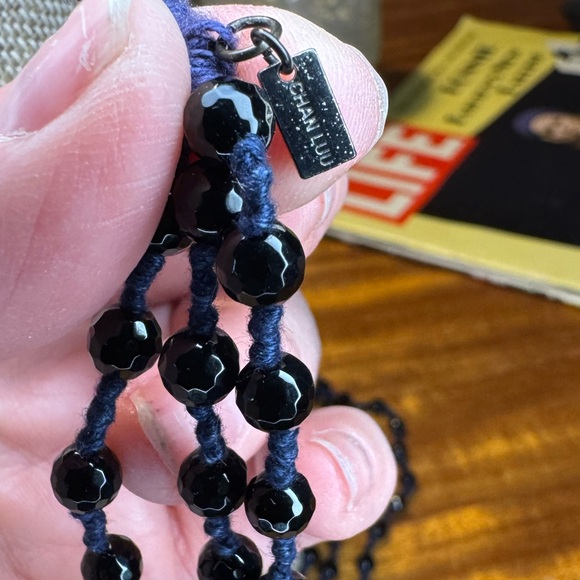 Chan Luu Black Layered Necklace - Picture 2 of 6